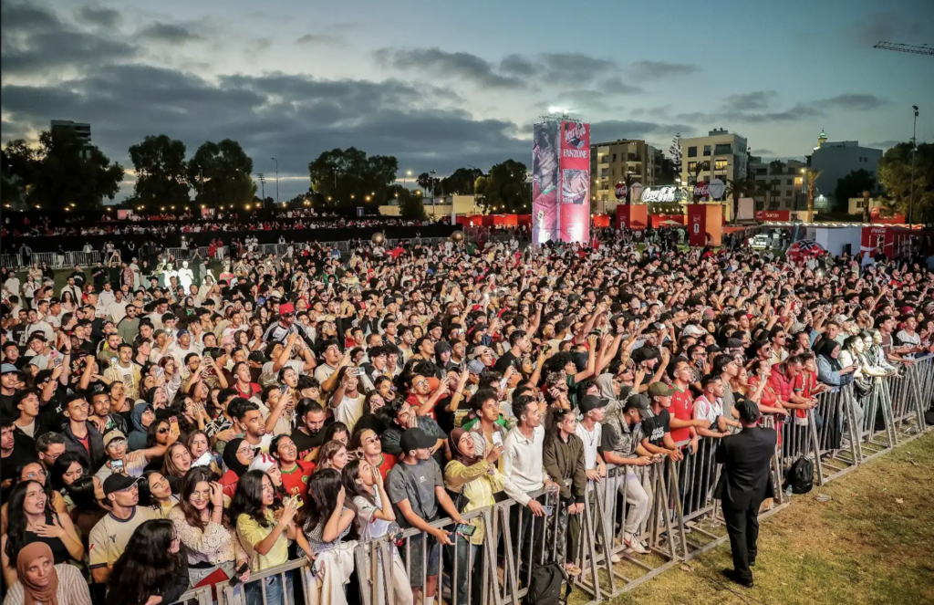 «Feel It All»: Coca-Cola installe une Fan Zone à Casablanca