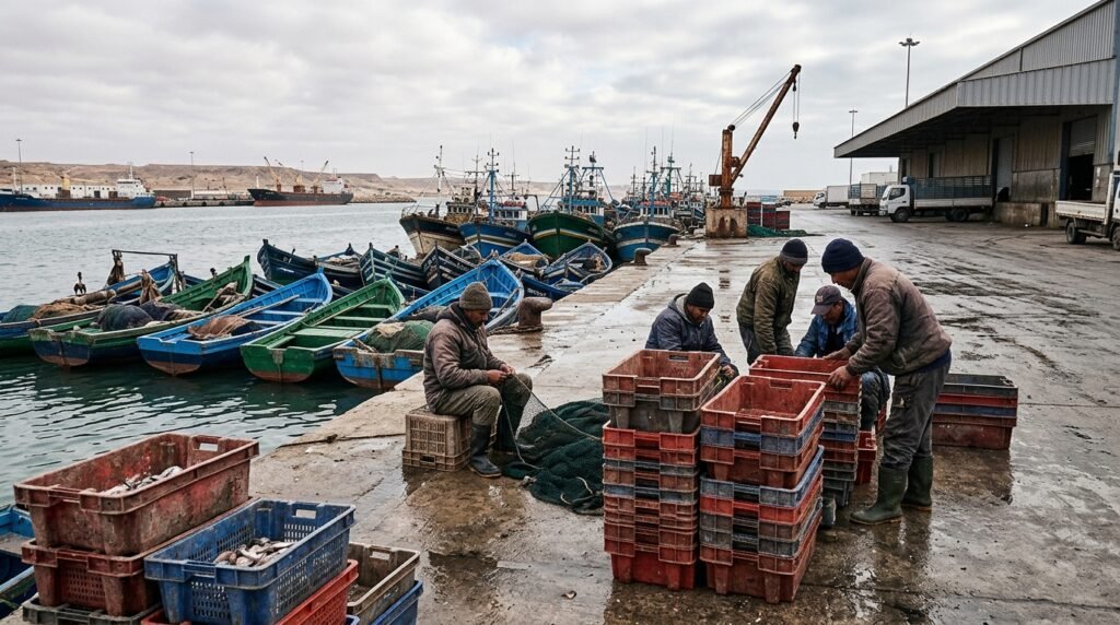Port de Dakhla : les débarquements de pêche chutent de 70% à fin juillet