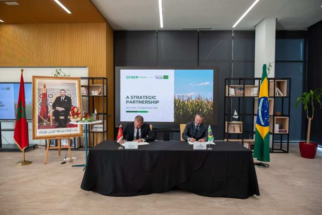 Le Brésil mise sur OCP Nutricrops pour sécuriser son approvisionnement en engrais jusqu’en 2027