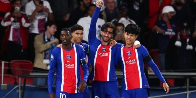 Ligue des champions: le PSG se balade face à Bratislava